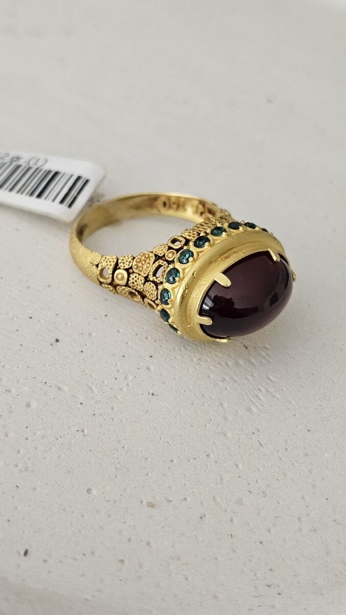 انگشتر زریاس 7/070گرمی(3537)