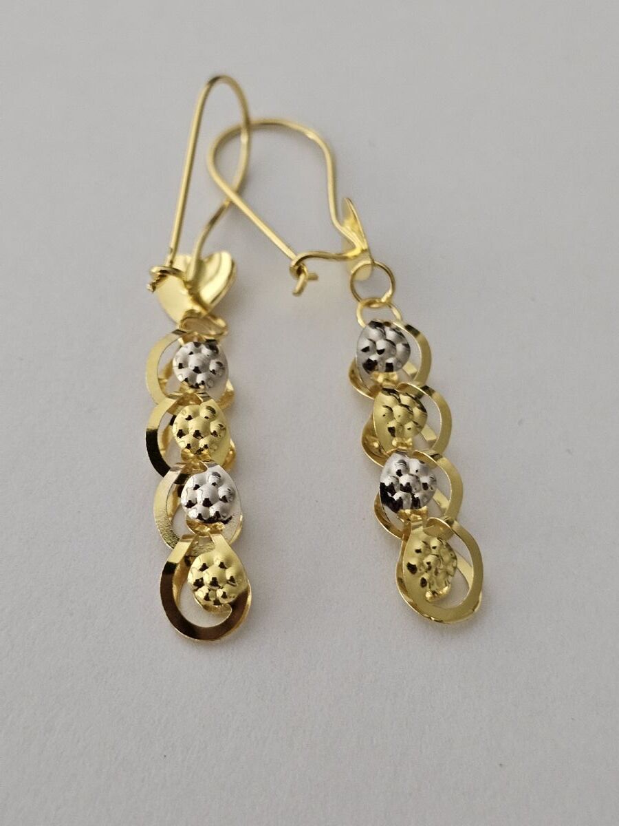 گوشواره آویز لیزری 1/410گرمی(5250)